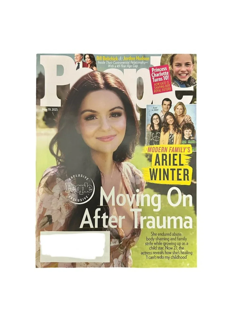 People Magazine May 19 2025 Ariel Winter Princess Charlotte Bill Belichick